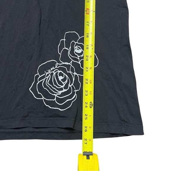 Diesel Vintage 2000s Minimalist Rose Print Tee - Picture 7 of 7